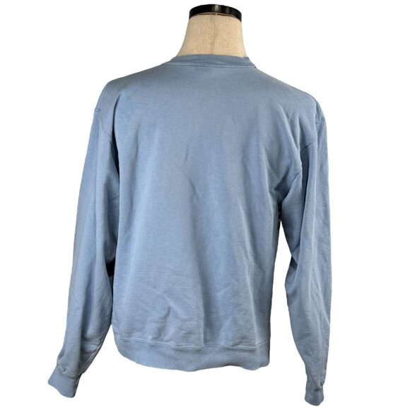 Champion Reverse Weave  Carolina Crewneck Sweatshirt Medium 90s Vintage Blue - Picture 3 of 15